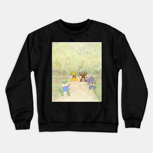 Forest fest music Crewneck Sweatshirt by SkyisBright